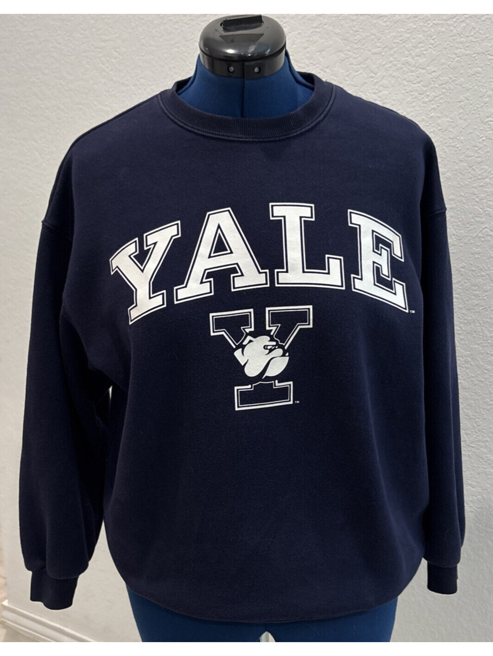 H&M Divided Yale University Bulldogs Sweatshirt Women's M Blue Ivy League